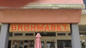 Entrance at Brühmarkt in Frankfurt