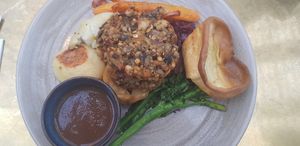 MUSHROOM, RED LENTIL AND CHESTNUT ROAST at The Botanist in Coventry