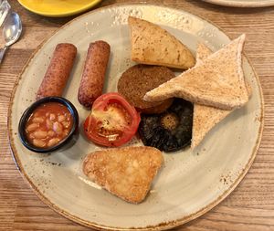 Vegan breakfast   at Bruach in Dundee