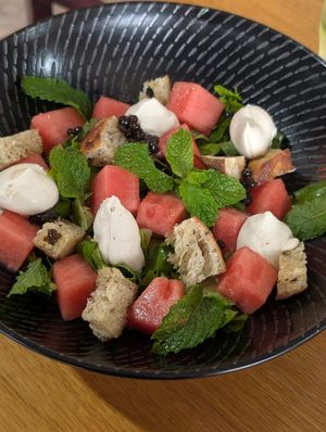 Watermelon salad at Kaylee's in Johannesburg