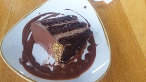 Fudgy Chocolate Cake at Kaylee's in Johannesburg