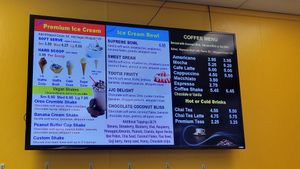 Menu at Java Juice Cafe in Flagstaff