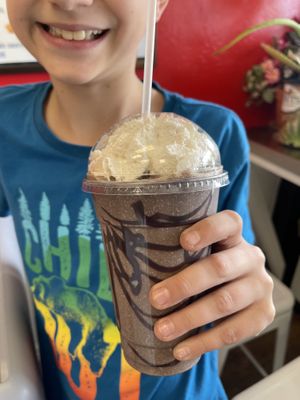 Small Oreo shake   at Java Juice Cafe in Flagstaff