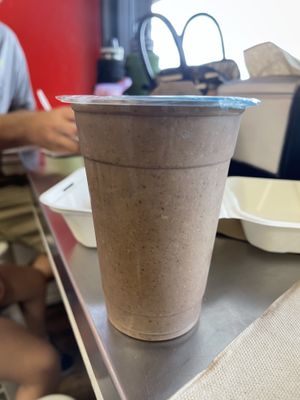 Small mint Oreo shake   at Java Juice Cafe in Flagstaff