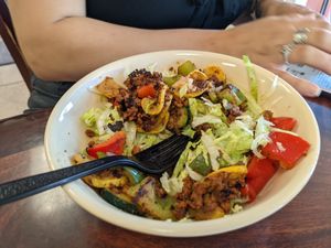 Taco salad at Cruz Tacos in Murrieta