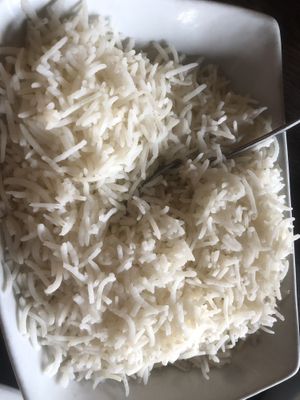 Rice with the curries. Not very exciting    at Mild 2 Spicy in Chicago