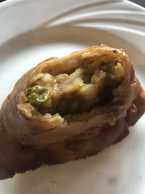 Nice samosa   at Mild 2 Spicy in Chicago