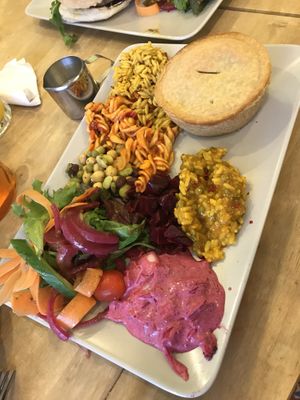 Mushroom and Leek Pie at Kind in Looe