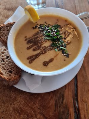 Soup at Vegefarm in Bremen