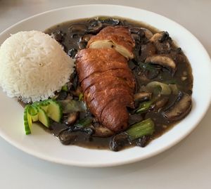 Vegane An-Dung Ente  at Vegefarm in Bremen