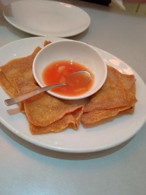 Vorspeise Wantan at Vegefarm in Bremen