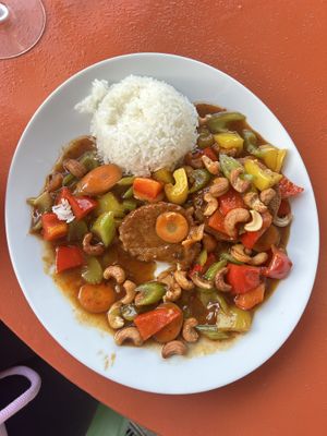 vegan steak (nr 64)  at Vegefarm in Bremen