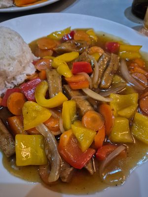 Pork at Vegefarm in Bremen