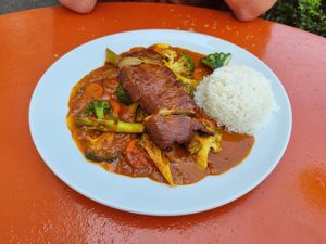 Super knusprige Ente at Vegefarm in Bremen