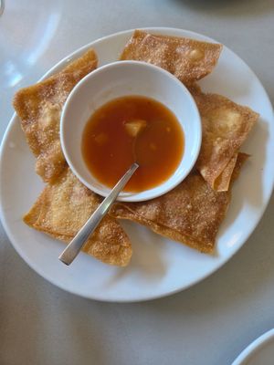 Shrimps- Wan Tan at Vegefarm in Bremen