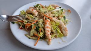 Glasnudel Salat at Vegefarm in Bremen