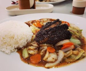 Pepper Sesame "Steak" at Vegefarm in Bremen