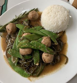 Rindfleischbällchen at Vegefarm in Bremen