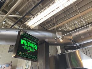 Sign at Willowbeez Soulveg in Columbus