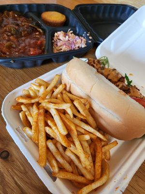 Delicious vegan food! at Willowbeez Soulveg in Columbus