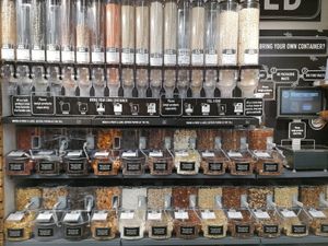 The unwrapped section at Planet Organic - Islington in North London