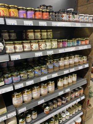 Nut butters  at Planet Organic - Islington in North London