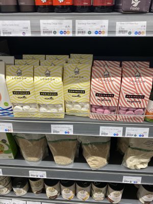 Meringues   at Planet Organic - Islington in North London