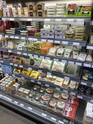 Meat substitutes and dips  at Planet Organic - Islington in North London