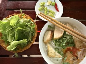 Noodle Soupp  at Quan Chay - Pham Ngu Lao in Hoi An