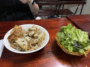 Cao lau, a local dish  at Quan Chay - Pham Ngu Lao in Hoi An