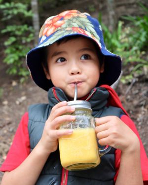Healthy options for the kids. at Lalele in Auckland