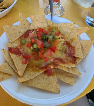 Vegan nachos at Tio Rico in Launceston