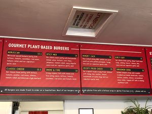 Menu  at Wise Boys Burgers in Auckland