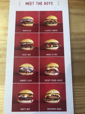 Burgers  at Wise Boys Burgers in Auckland