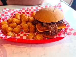 Dirty boy at Wise Boys Burgers in Auckland