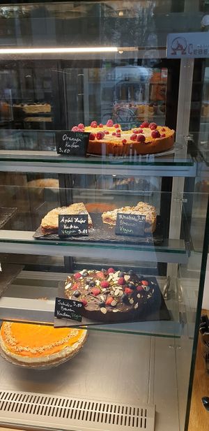 Vegan cakes at Bio Fein Bio in Berlin