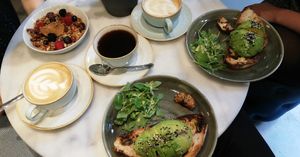 Avocado toast at Avo Brothers in Milan