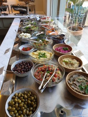 Salads  at Praso in Crete