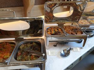 Buffet  at Praso in Crete