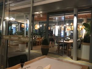 Natural / modern / clean / chic gorgeous protected outdoor eating space! at Praso in Crete