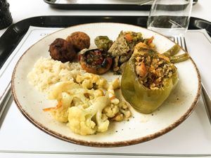 All vegan options! at Praso in Crete