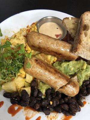 Big breakfast! Every element was delicious at Golden Fleece in Nottingham