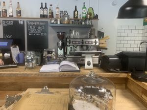 Proper coffee   at Golden Fleece in Nottingham