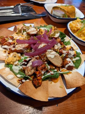 Breakfast Nachos at Golden Fleece in Nottingham