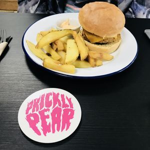 Not chicken burger  at Golden Fleece in Nottingham