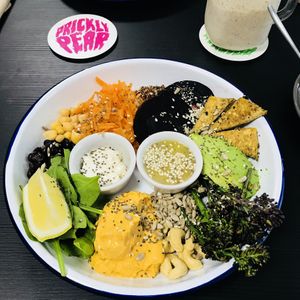 Buddha bowl at Golden Fleece in Nottingham