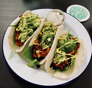 Tacos at Golden Fleece in Nottingham