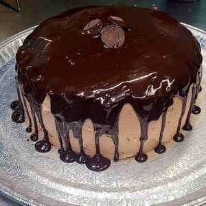 Vegan gf double chocolate pre order cake at Bistro 7 Eatery in Brantford