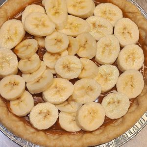 Gf  vegan banana chocolate pie at Bistro 7 Eatery in Brantford