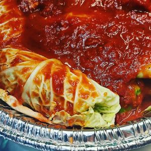 Vegan gf cabbage rolls pre ordered  at Bistro 7 Eatery in Brantford